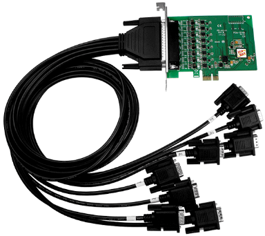Плата ICP DAS PCIe-S148/D2 PCI Express, Serial Communication card with 8 RS-422/485 ports (RoHS)