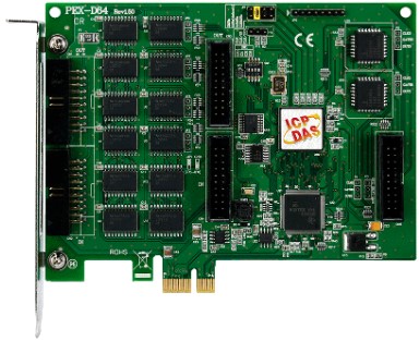 Плата ICP DAS PEX-D64 CR PCI Express, 64-channel DIO board (RoHS)