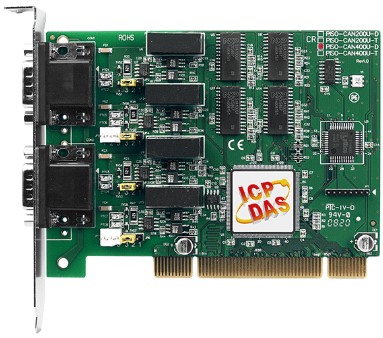Плата ICP DAS PISO-CAN400U-D CR 4-Port Isolated Protection Universal PCI CAN Card with 9-Pin D-Sub Connector