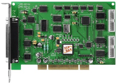 Плата ICP DAS PIO-821HU CR Universal PCI, 45 kS/s High gain 12-bit,16-channel input, 1-channel D/A, Digital I/O board. (RoHS)