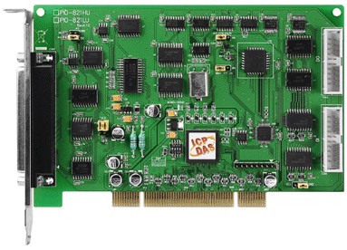 Плата ICP DAS PIO-821LU CR Universal PCI, 45 kS/s Low gain 12-bit,16-channel input, 1-channel D/A, Digital I/O board. (RoHS)