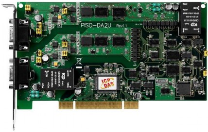 Плата ICP DAS PISO-DA2U/S CR PISO-DA2U with DB-8425 daughter board