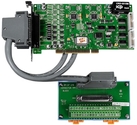 Плата ICP DAS PIO-DA8U/S CR Universal PCI 8-channel D/A board Includes one CA-4002 D-Sub connector