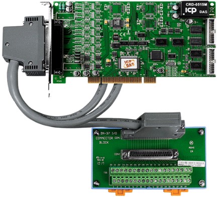 Плата ICP DAS PIO-DA4U/S CR Universal PCI 4-channel D/A board Includes one CA-4002 D-Sub connector