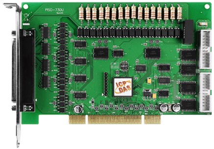 Плата ICP DAS PISO-730U CR Universal PCI, 32-channel Isolated Digital I/O and 32-channel TTL-level Digital I/O