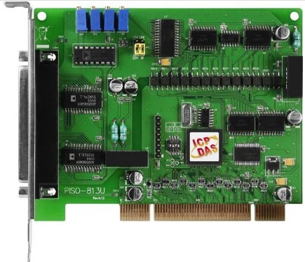 Плата ICP DAS PISO-813U/S CR Universal PCI, 32-channel isolated analog input board. (RoHS)Includes one DB-8325 screw terminal board.