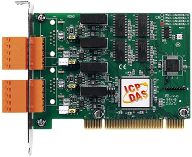 Плата ICP DAS PISO-CAN400U-T CR 4-Port Isolated Protection Universal PCI CAN Card with 5-Pin Screw Terminal Connector