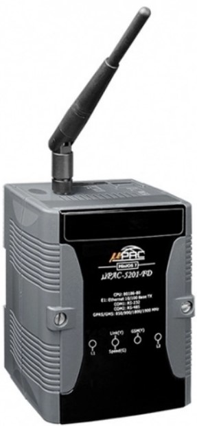 Контроллер ICP DAS uPAC-5201-FD CR μPAC-5000 with LAN and 2G (GPRS) and 256 MB Flash