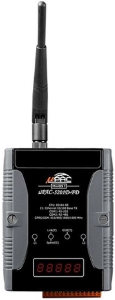 Контроллер ICP DAS uPAC-5201D-FD CR μPAC-5000 with LAN and 2G (GPRS)