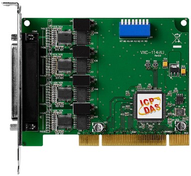 Плата ICP DAS VXC-114iAU CR Universal PCI, Serial Communication Board with 4 Isolated RS-232 ports (RoHS)