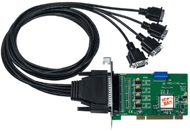 Плата ICP DAS VXC-114U/D2 CR Universal PCI, 4-port RS-232 communication board. Includes one CA-9-3715D