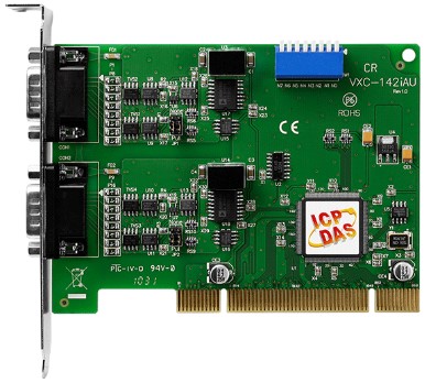 Плата ICP DAS VXC-142iAU CR Universal PCI Bus, Serial Communication Board with 2 Isolated RS-422/485 ports (RoHS)