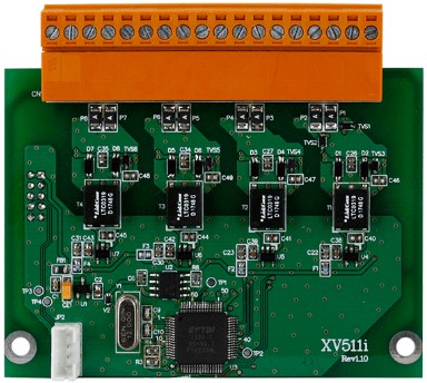 Плата ICP DAS XV511i CR 4-channel RS-485 I/O Expansion Board (RoHS)