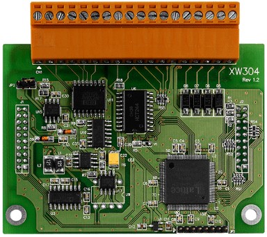 Плата расширения ICP DAS XW304 CR 6-AD (+/- 5 V or 0 ~ 5 V), 1-DA (+/- 5 V), 4-DO, 4-DI (RoHS)