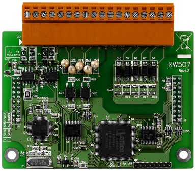 Плата расширения ICP DAS XW507 1-port Non-Isolated RS-422/485 with 5-ch Isolated Digital Input and 5-ch Isolated Digital Output (RoHS)