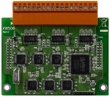 Плата расширения ICP DAS XW506 CR 6-port Non-Isolated RS-232 (RoHS)
