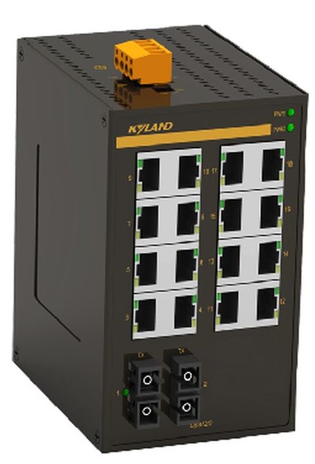 Коммутатор неуправляемый Kyland Opal20 302230104 2 10/100/1000Base-TX RJ45 ports, 2 100Base-FX multi mode fiber ports, ST connector, 1310nm, 5km, 16 1 Opal20-2GE2M16T-ST05-LV-LV