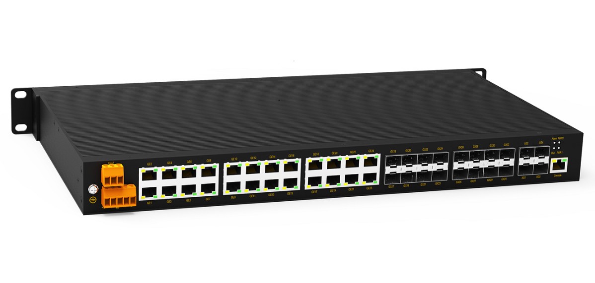 Коммутатор управляемый Kyland SICOM6432G 301072614 4*10G SFP ports,24*10/100/1000Base-TX RJ45 ports, 24-48VDC(18-72VDC) dual redundant power supplies SICOM6432G-4X24GE-L2-L2