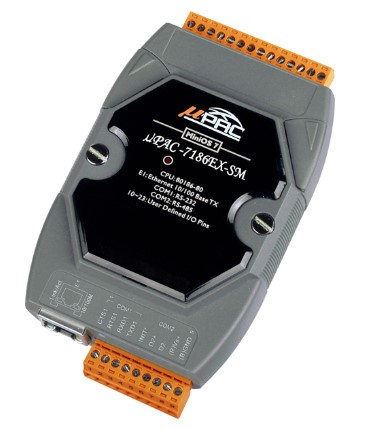 Коммутатор ICP DAS uPAC-7186EX-SM CR Palm size programmable automation controller (RoHS)
