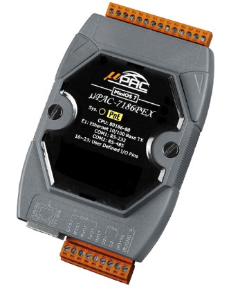 Коммутатор ICP DAS uPAC-7186PEX-G CR Palm-size uPAC with PoE (RoHS)