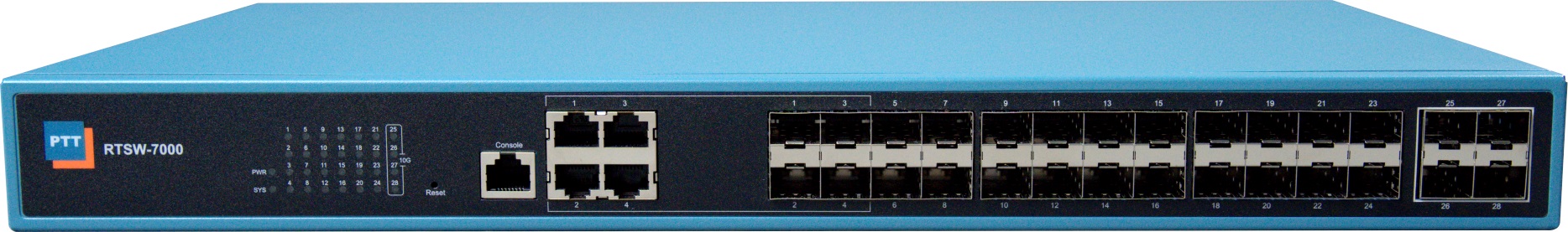 Коммутатор РТТ RTSW-7000-28F-DC-DC агрегации НПО РТТ