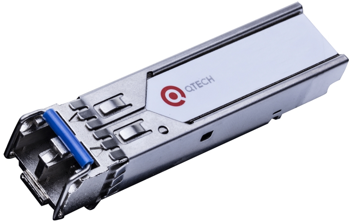 Трансивер QTECH QSC-SFP40GE-1550-DDM 40км, 1,25Гбит/c, Tx=1550nm, LC, DFB, SM, DDM