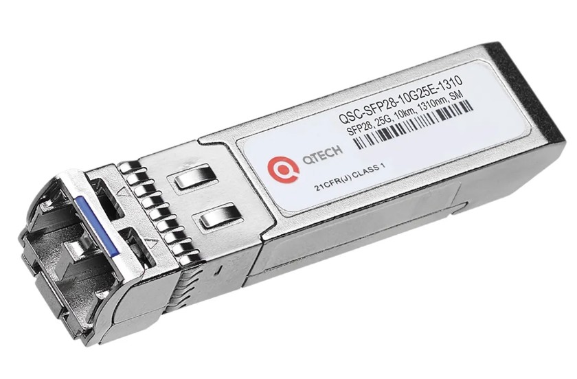 Модуль QTECH QSC-SFP28-10G25E-1310 оптический SFP28, 25G, 10км, 1310нм, LC
