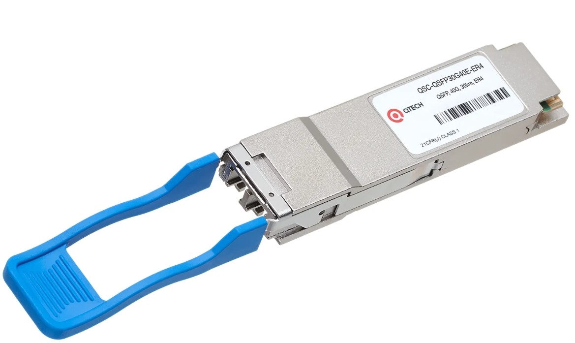 Модуль QSFP+ QTECH QSC-QSFP30G40E-ER4 30км, 40Гбит/c, LC, DFB, SM, ER4, DDM