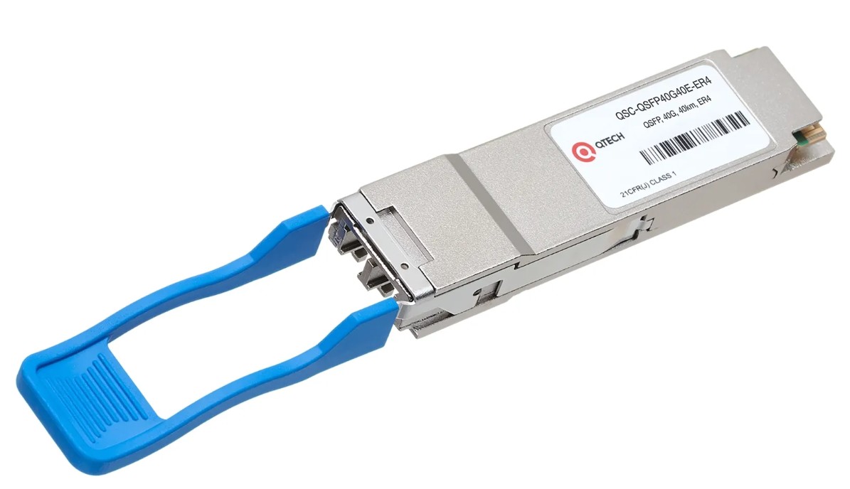 Модуль QSFP+ QTECH QSC-QSFP40G40E-ER4 40км, 40Гбит/c, LC, DFB, SM, ER4, DDM