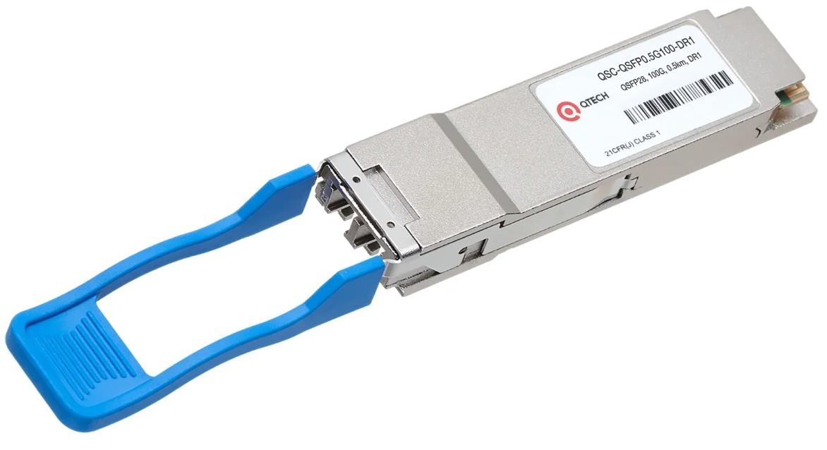 Трансивер QTECH QSC-QSFP0.5G100-DR1 100G QSFP28, DR1, 500м, LC