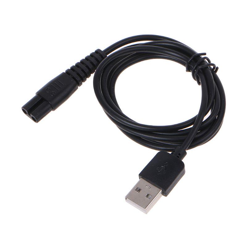 Электробритва USB-кабель для зарядки Шнур питания Зарядное устройство Электрический адаптер Штекер электробритвы Зарядка black never enough