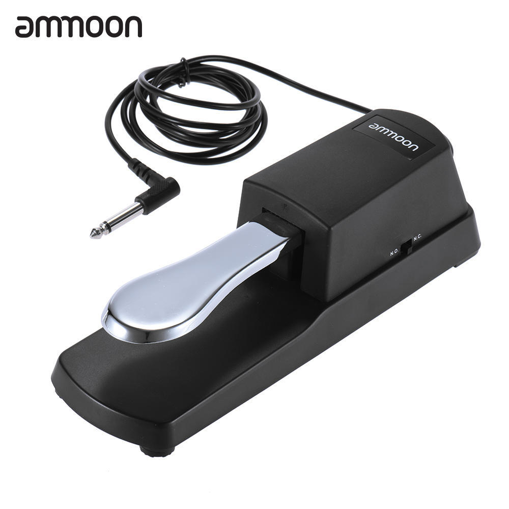 Электрический орган Ammoon Piano Keyboard Sustain Damper Pedal for Casio Yamaha Roland gray