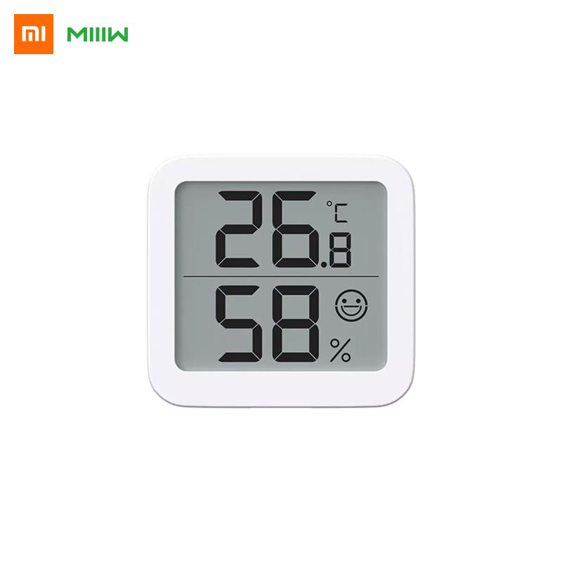 Xiaomi MIIIW 2,1-дюймовый домашний высокоточный монитор температуры и влажности для детской комнаты с огромным ЖК-экраном белый