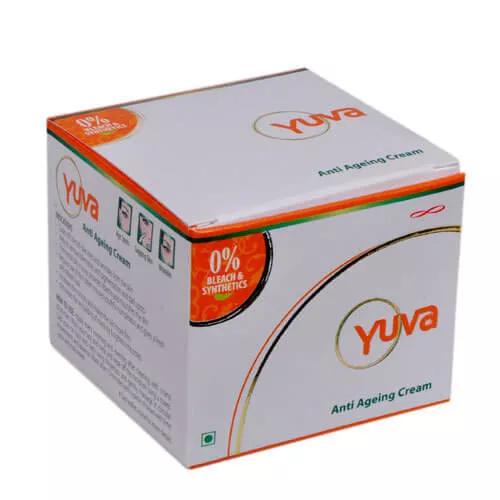 Антивозрастной крем для лица (25 г), Yuva Anti Ageing Cream,  Rajah Ayurveda 9.875 white