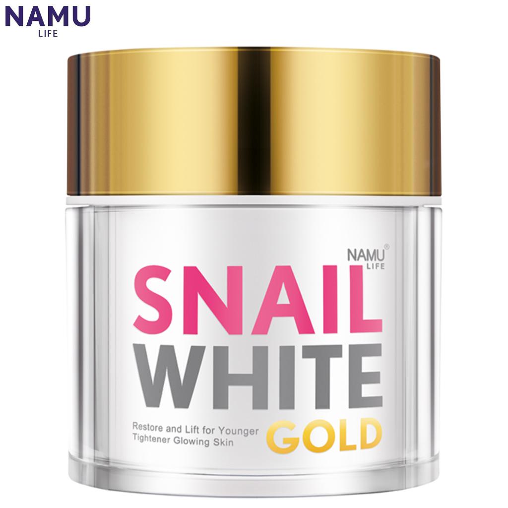 NAMU LIFE SNAILWHITE Золотой крем для лица 50 мл 50 ml beige Snail White