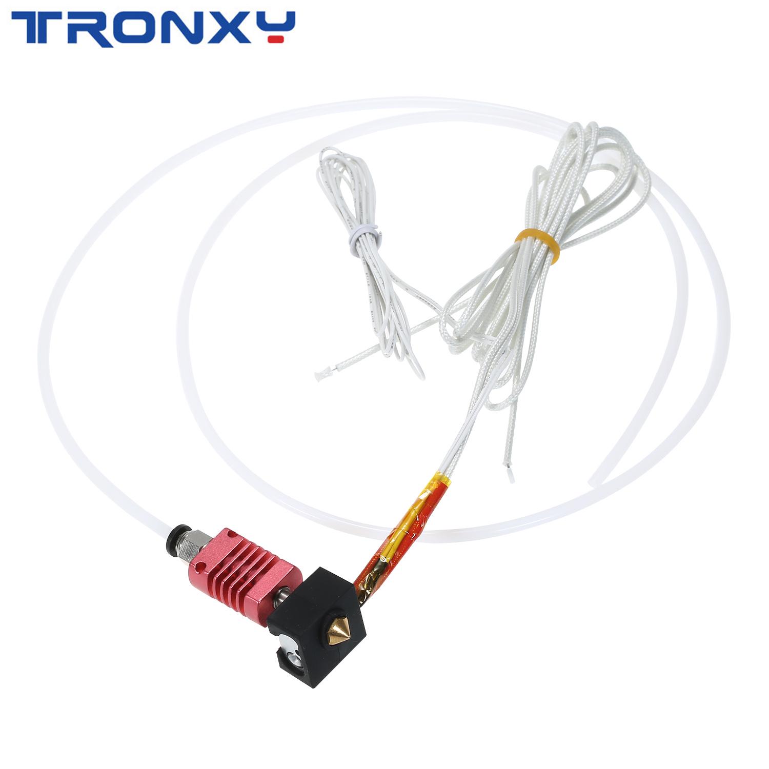 Детали обновления Tronxy 3D в сборе Комплект экструдера MK10 Hotend с алюминиевым нагревательным блоком, сопло 0,4 мм разноцветный 3d printing machine