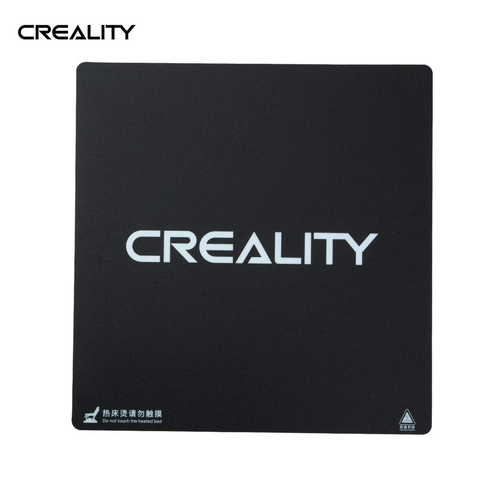Оригинальный 3D-наклейка для кровати Creality с подогревом, рабочая поверхность, устойчивая к высоким температурам Black black 3d printing machine