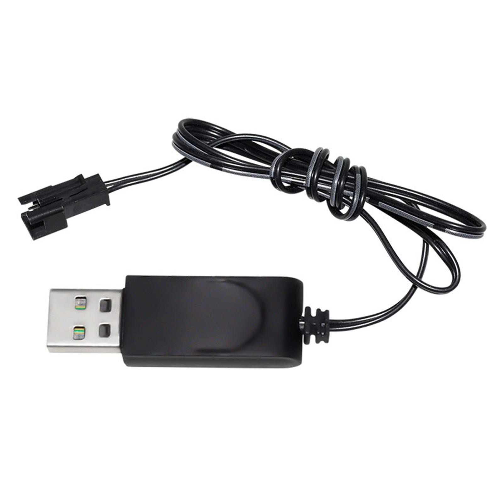 USB-кабель для зарядного устройства с разъемами SM2P, литиевая батарея, USB-кабель для зарядки, выход 3,7 В, 500 мАч для автомобиля с дистанционным управлением black Cyprinoid