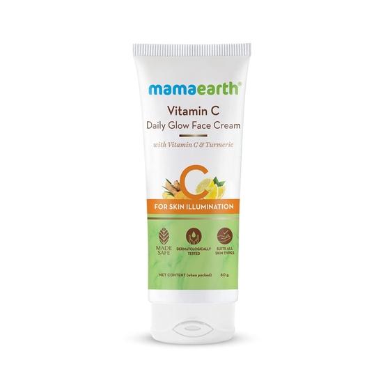 Mamaearth Vitamin C Daily Glow Face Cream с витамином С и куркумой для сияния кожи - 80 г white