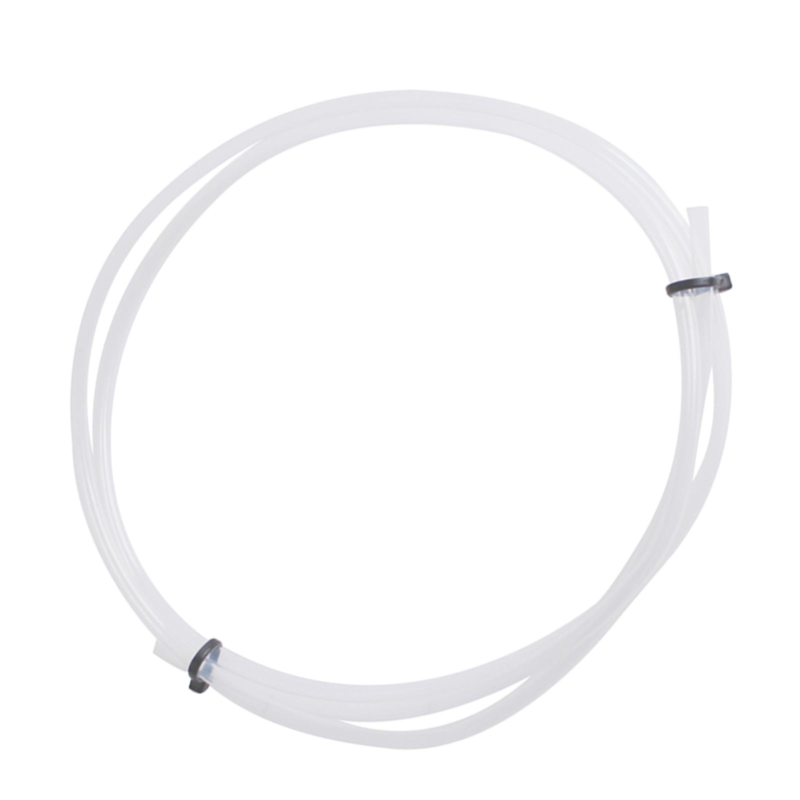 Трубка PTFE 2,5 мм IDx4 мм OD Трубка PTFE Teflon для 3D-принтеров Высокая термостойкость Высокая смазывающая способность white Daybreak