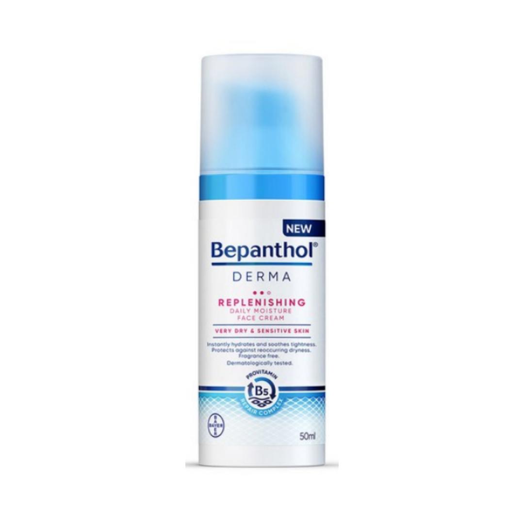 Bepanthol Derma Восстанавливающий ежедневный увлажняющий крем для лица (50мл) white