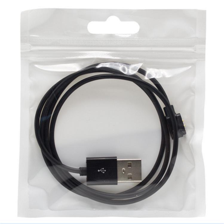 Черный магнитный USB-кабель для зарядки смарт-часов, 2-контактный, расстояние между контактами 2,84 мм чёрный Computer boost