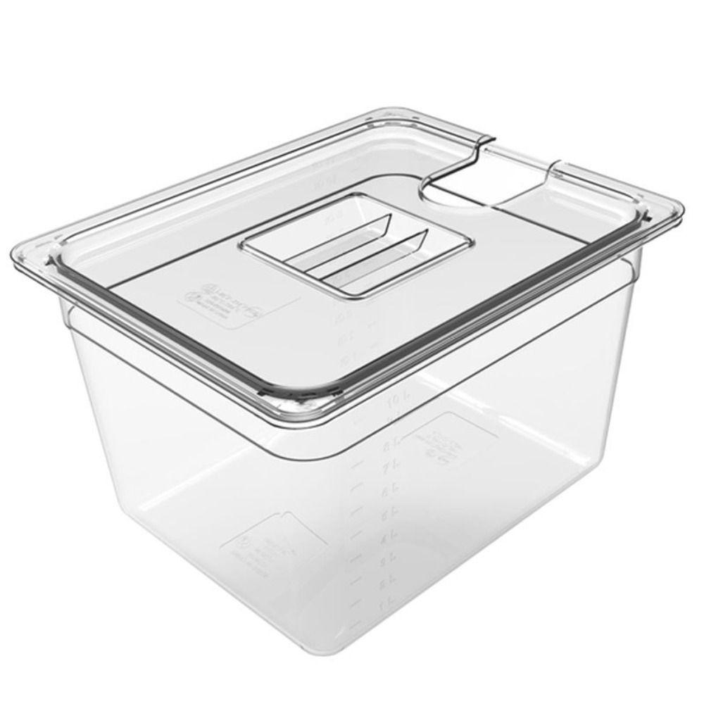 Прозрачный кулинарный резервуар для воды Sous Vide, 6 л, мультиварка, машина Sous-Vide 6L white Houspace