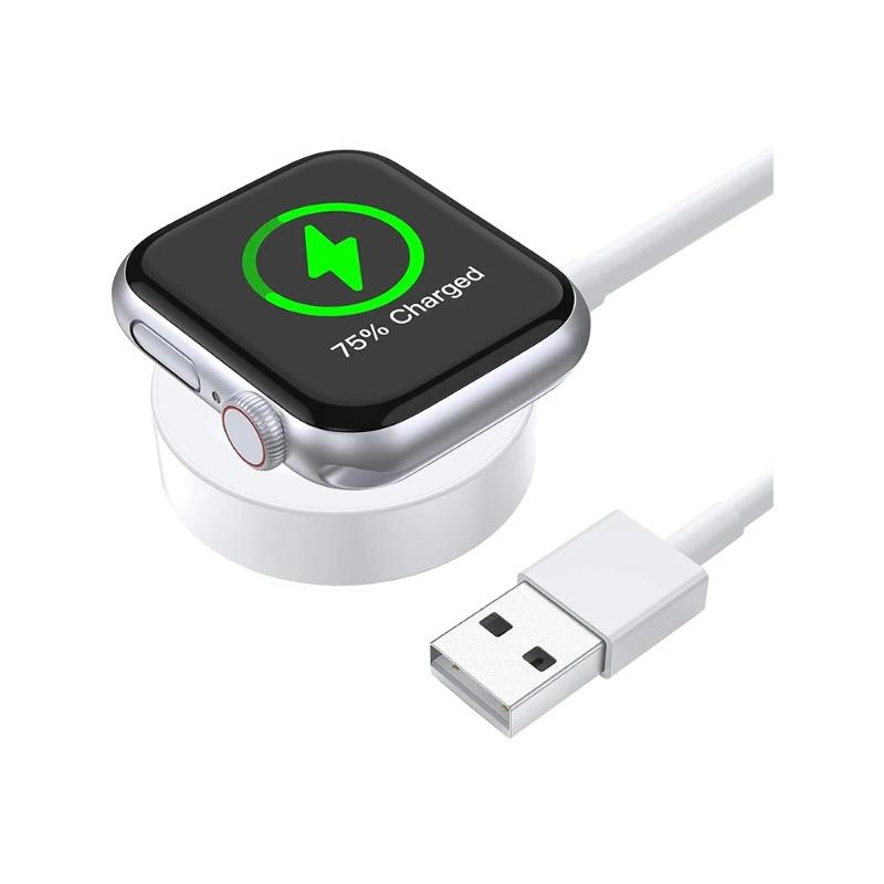 Зарядное устройство для часов iWatch Портативный беспроводной кабель для зарядки Совместимость с Apple Watch Series SE/8/7/6/5/4/3/2/1 Аксессуары black Charging set