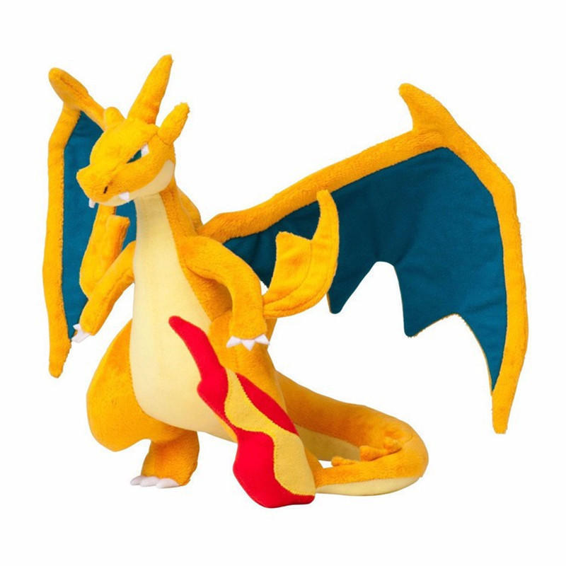 Pet PokÉ Mon XY Мягкая игрушка MEGA Million Evolution X-Version Spitfire Dragon жёлтый Plush toy for children