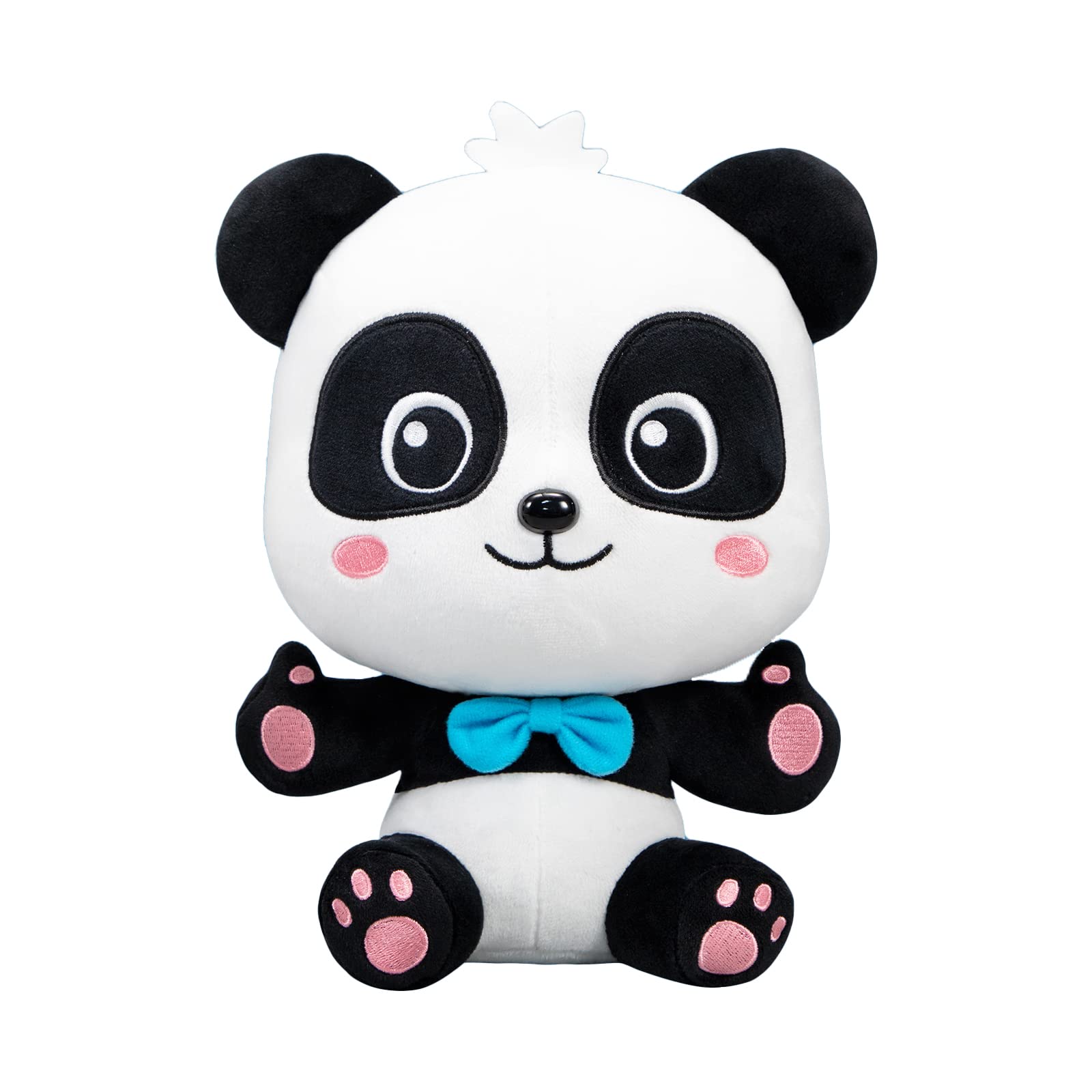 BabyBus Игрушка для купания панда Кики Милая мягкая игрушка сидящая Мягкая игрушка для малышей Детская игрушка для мальчика девочки Подарок на день рождения Аниме товары Оригинальный детский сад black hayatospeed