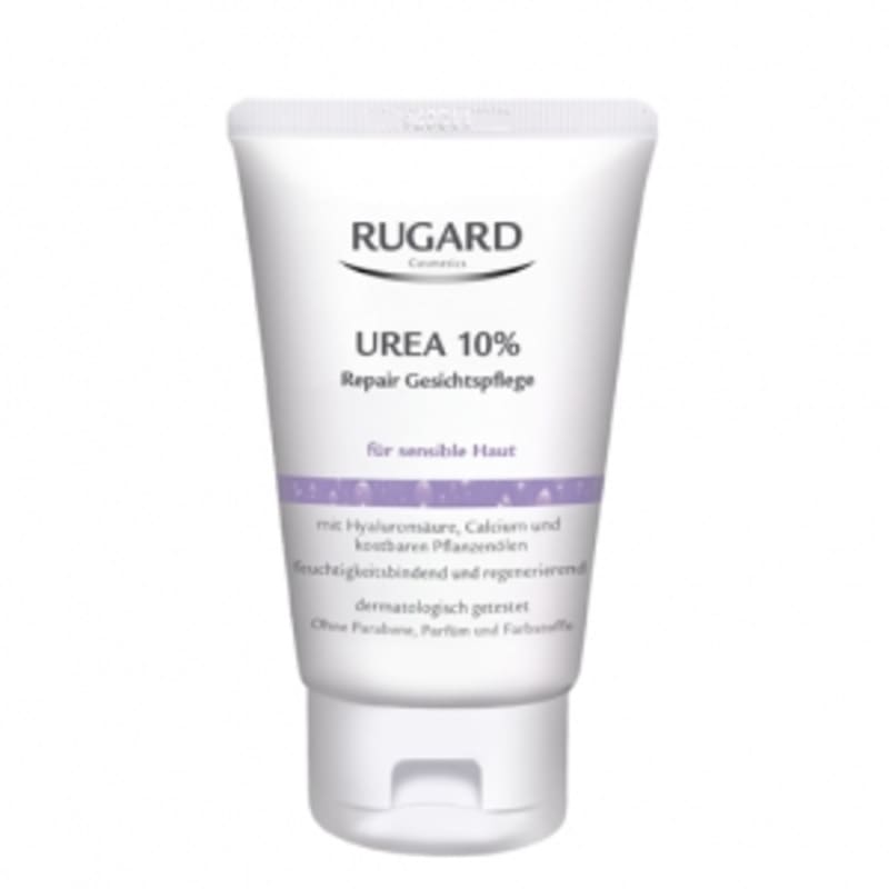 Rugard Восстанавливающий крем для лица с 10% мочевины 50 мл white MayBeauty