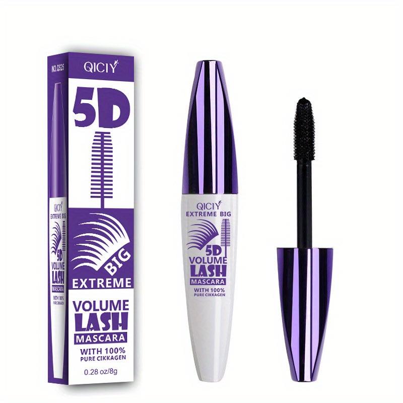 Тушь для ресниц 5D Extreme Volume Lash, водостойкая и долговечная, для естественного утолщения и подкручивания ресниц чёрный Perfect skin