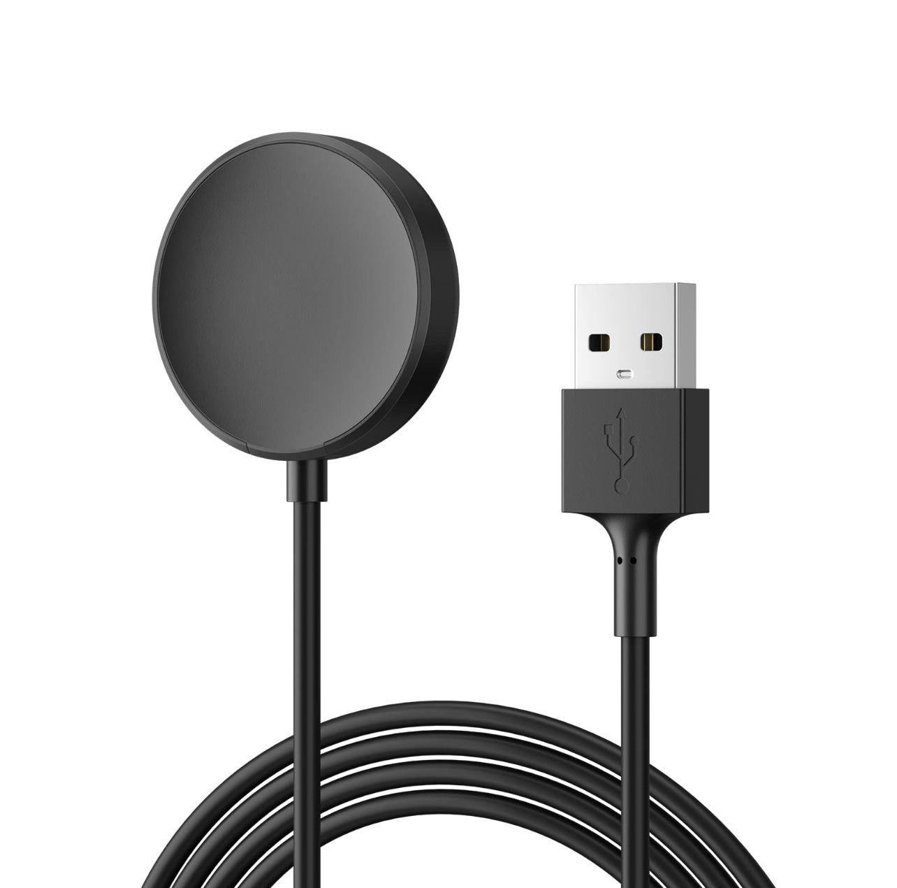 Беспроводное зарядное устройство для Samsung Galaxy Watch 7/6/5/4/3 и Active2 TPE Material, Diameter 3.0 gray Value Vault