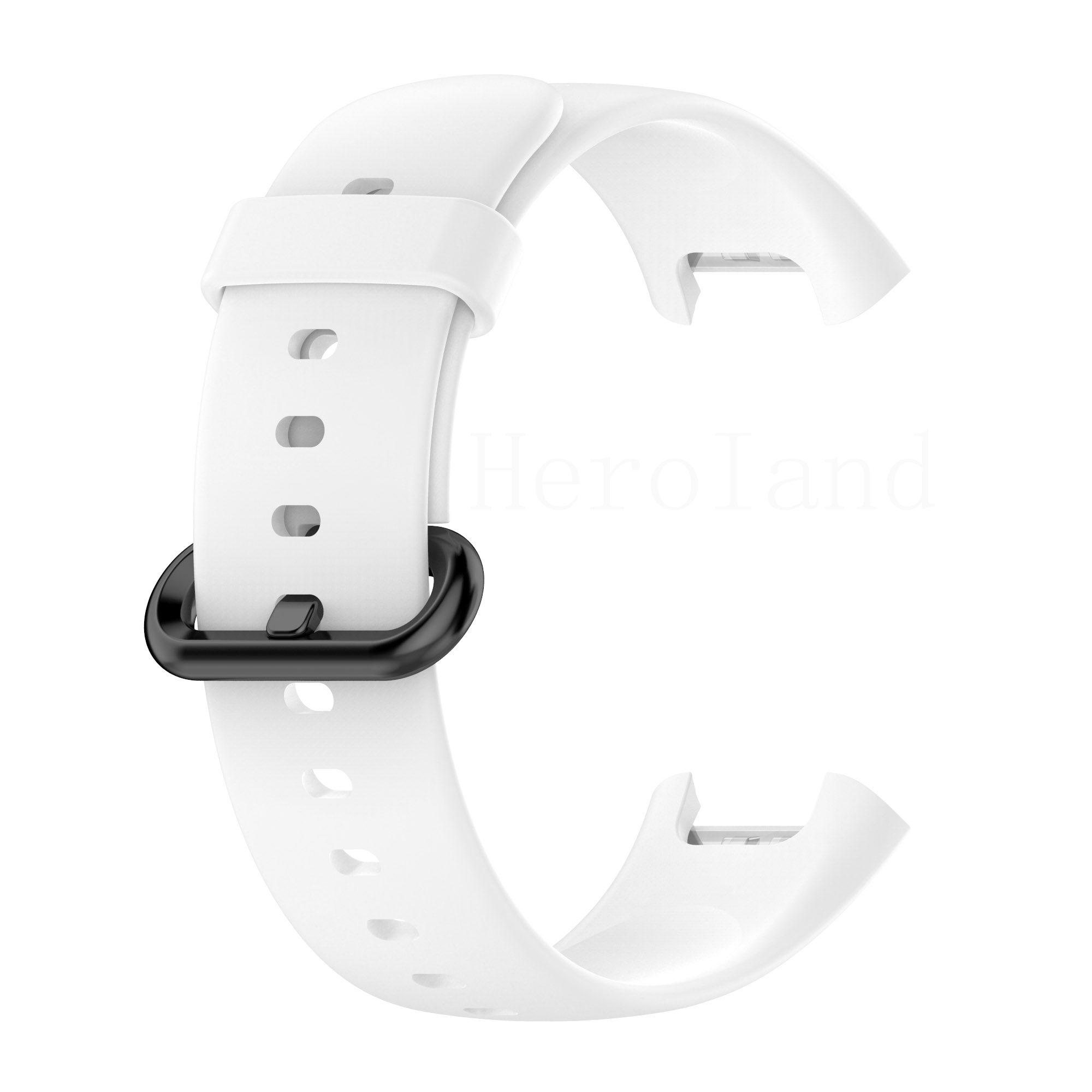 Силиконовый ремешок для часов для Xiaomi Redmi Watch 2 Lite SmartWatch Band Mi Watch2 Lite Браслет Наручный ремешок Мягкий Прочный ремень Redmi Watch 2 white X-100H